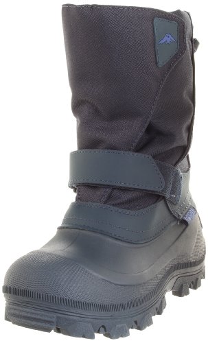 Tundra Girls Quebec, Watter Resistant Child Winter Boots, Navy, 5 Wide Little Kid