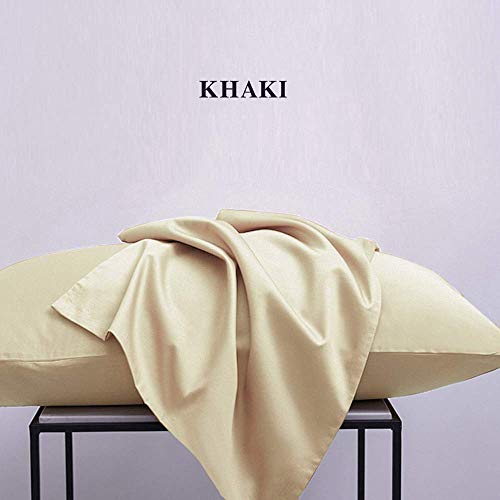 Image of NTBAY Queen Microfiber Pillowcases, 4 Pack, 20 x 30, Light Taupe