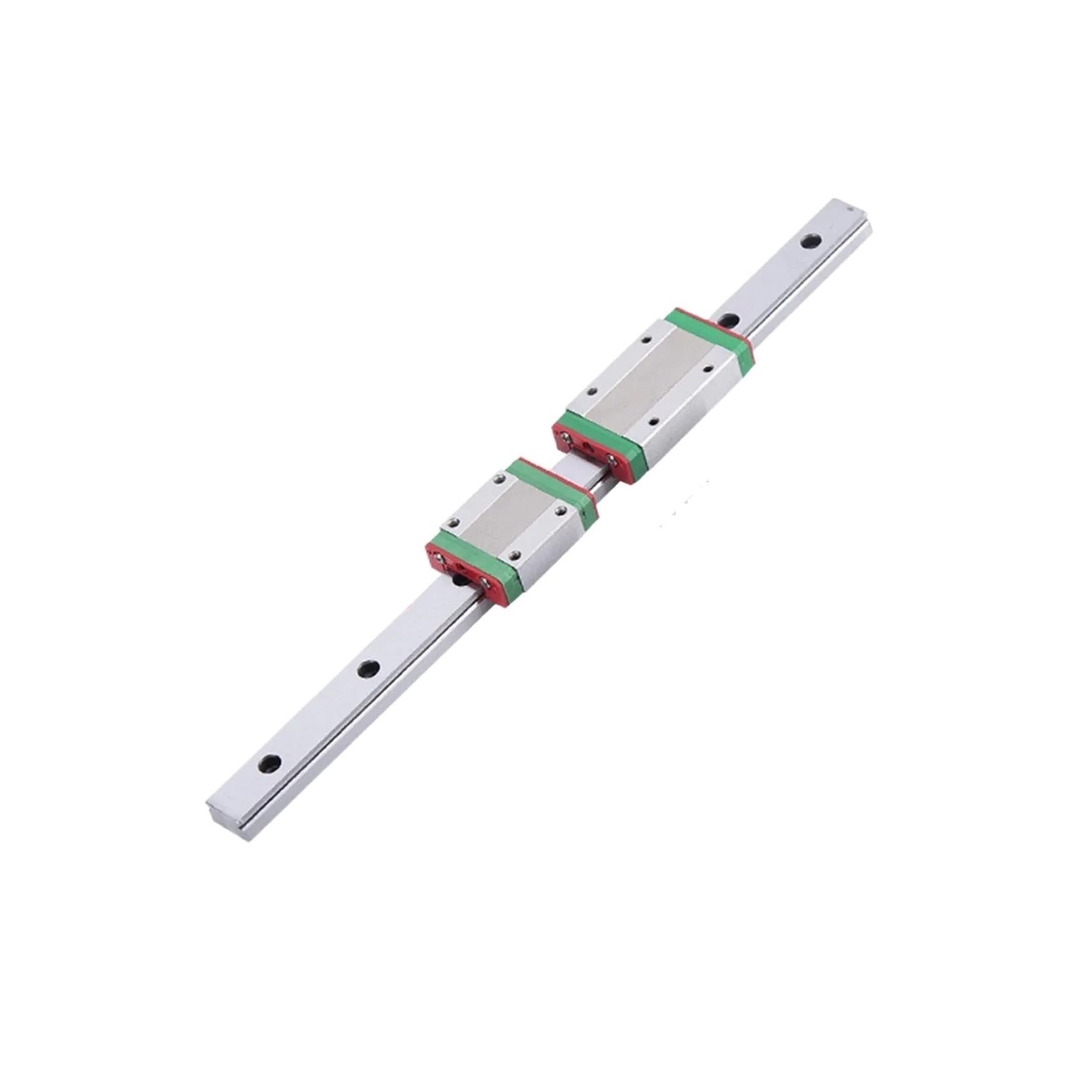 Glissière à roulement linéaire pour rail coulissan Glissière linéaire miniature MGN12C 100 mm-800 mm 2 pièces de guidage linéaire MGN12 + 4 pièces de bloc MGN12C(500mm)