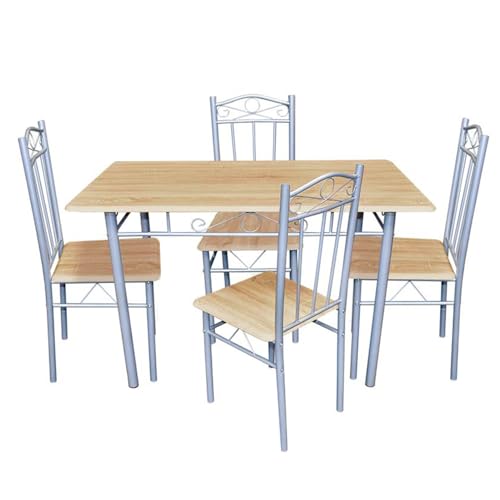 Opiniones y reviews de Comedores Sencillos los mejores 5. 45 Adir Comedor 4 Sillas Rectangular Elegante Moderno Color Madera 12131