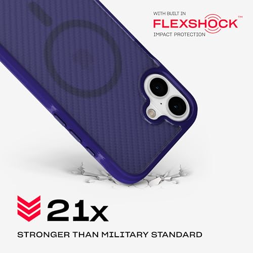 Image of Tech21 EvoArmor for iPhone 16 Plus - Compatible with MagSafe - Impact Protection Case 21x Military Standard Tested in Purple