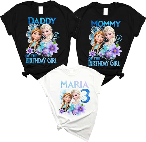 Birthday Girl Elsa Birthday shirt, Princess birthday tshirt, ice,...