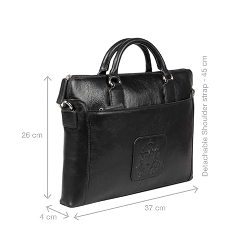 Image of Hidesign CARNEGIE 01 Genuine Leather Men's Laptop Bag