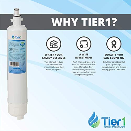Tier1 Rpwf Refrigerator Water Filter 4-Pk | Replacement For Ge Rpwf (Not Rpwfe), Wsg-4, Mpf15350, Dwf-36, R-3600, Opfg3-Rf300, Rwf3600A, Wd-Rpwf, Wf277, Fridge Filter #TOP6