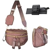 Security Carry Bum Bag CCW Fanny Pack with RFID Pouch (Caramel)