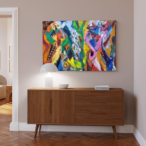 Impression sur toile Ernst Wilhelm Nay | Décoration murale design