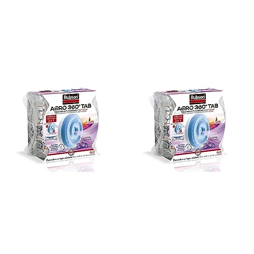 Recambio pastilla deshumidificador rubson aero 360º aromaterapia lavanda (Paquete de 2)
