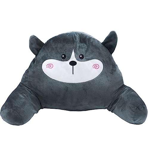 GNCHome Almofadas decorativas de animais para sofá | cadeira de escritório | almofadas crianças | almofada de cintura encosto almofada lombar | almofada de secretária para crianças [urso]