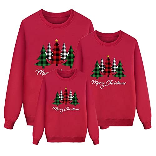 Weihnachtspullover familie set Kinder Damen Herren Lustig Sweatshirt...