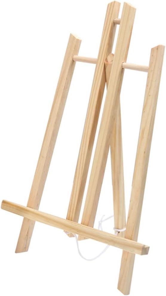 HBJWOV Desktop Tabletop Easel Solid Wood Foldable Display Stand Mini Oil Painting Easel Easel Easel Painting Board Easel
