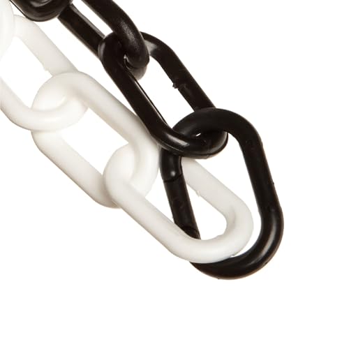 Mr. Chain Plastic Barrier Chain, Black, 100 ft Length (30020-100)