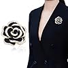 Broche de ruban floral, broche de Cristal Vintage élégant et unique, broche de strass de mode, badge, accessoire cadeau de bijoux, bouton de strass #1