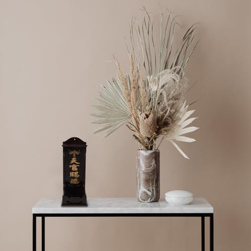 Ornement bouddhiste bois support décoratif maison et offrande rétro - 5
