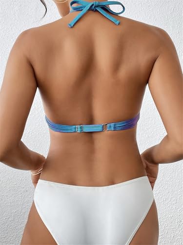 Alidamo Mermaid Bikini Tops for Women Swimsuit Seashell Bra Bathing Suits Light Support Adjustable Back Strappy3