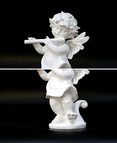 Ange flûte objet décoration maison extérieur artisanat cadeau original