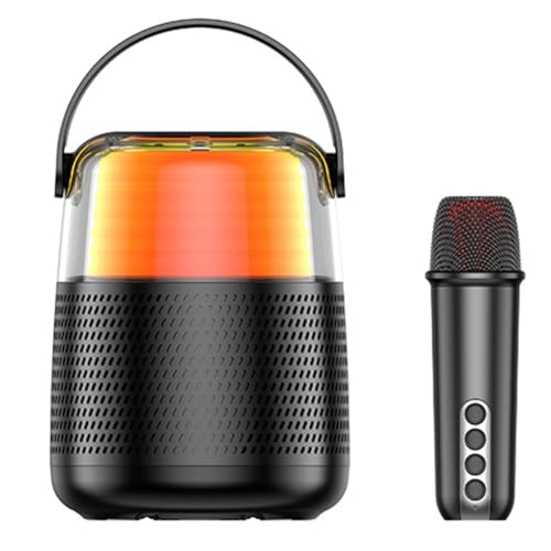 Enceinte Bluetooth 5.3 portable 6W RVB avec micro et lecteur TF