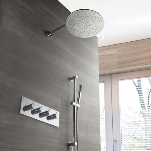 Colonne de douche ciel de pluie pour salle de bain familiale moderne