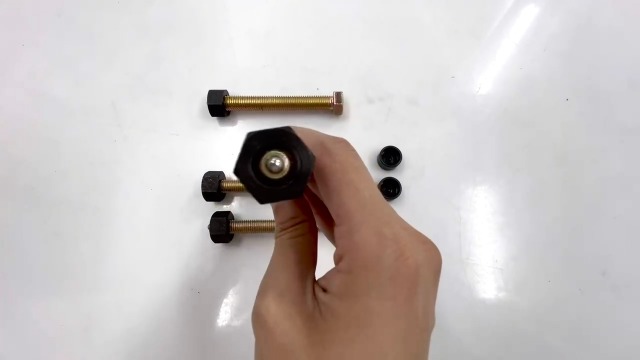Image of 78834 Wheel Hub Removal Tool,Impact Rated Hub Removal Bolt Kit,Automotive Wheel Bearing Removal Tool,2 M14 Bolts & Nuts 2 M12 Bolts & Nuts 2 Press Feet Good for All Automotive Wheels