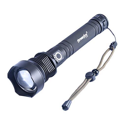 HYwot Lampe de Poche en Aluminium éblouissante de Lampe de Poche en Aluminium éblouissante de Puissance élevée de Torche menée de Lampe-Torche de Lampe-Torche Rechargeable extérieure