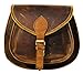Satchel And Fable Handmade Women Leather Vintage Brown Cross Body Shoulder Bag (Small, Brown)