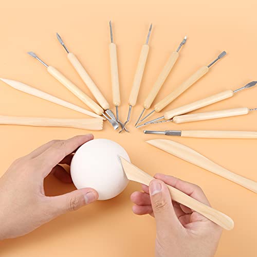 Mreechan Attrezzi Ceramica,30 Pezzi Strumenti di