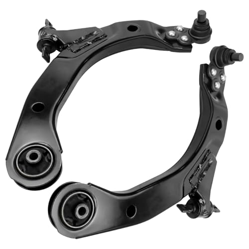 Image of Detroit Axle - 8pc Front End Kit for Chevy HHR Cobalt Saturn Ion Pontiac G5 Pursuit, 2 Lower Control Arms w /Ball Joint 2 Outer Tie Rods 2 Inner Tie Rods 2 Boots Replacement