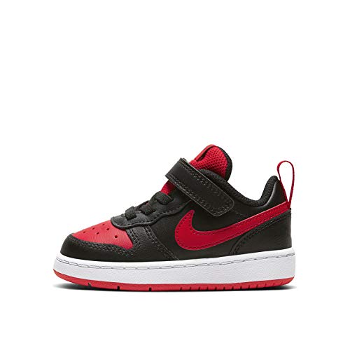 Nike Court Borough Low 2 (Infant/Toddler) Black/University Red/White