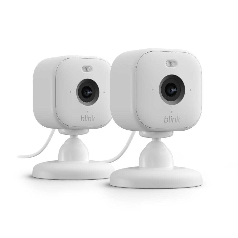 Blink Mini 2カメラ3台とビデオドアベルセット Amazon.com: Blink Mini 2 — Home Security & Pet Cameras with HD
