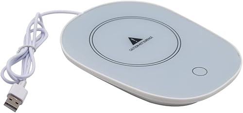 Taza de café calentador de taza de calefacción USB con apagado automático para calentar café, bebidas, leche, té y chocolate caliente