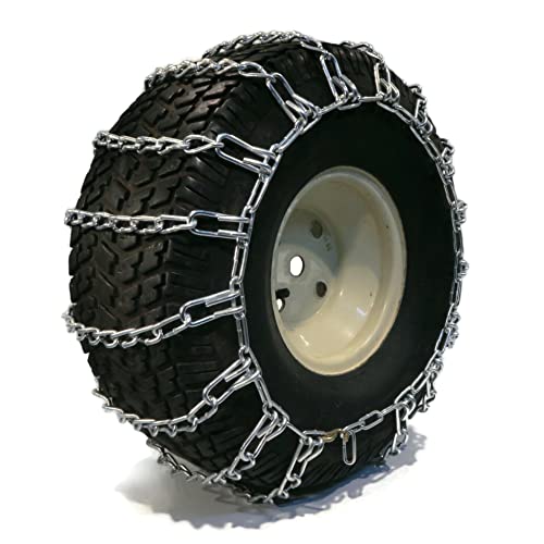 The ROP Shop | Pair of 2 Link Tire Chains 13x5x6, 14x4x6 for KTM ATVs & UTVs Offroad Quad Bike
