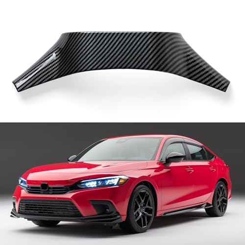 Image of for Honda Civic 2022 2023 2024 2025 2026 11th Gen Accessories ABS Carbon Fiber Decals Interior Stickers