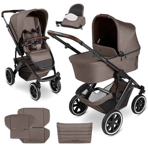 ABC Design Kinderwagen Salsa 5 Air Nature - 2in1 Kombi-Kinderwagen ab...
