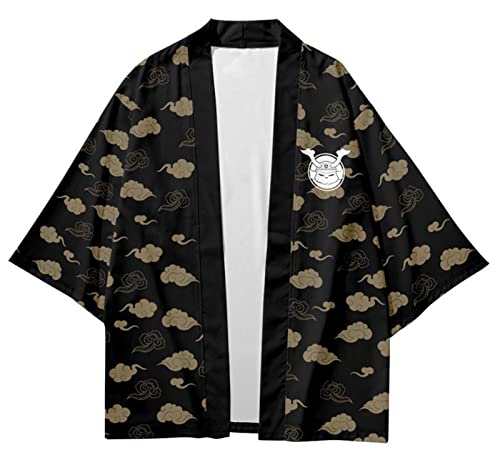 Image of LAI MENG FIVE CATS Women's Funny Cute Cat Cardigan Lightweight Kimono Loose Cover up Blouse Tops
