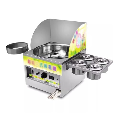 ERoomQ Commercial Cotton Candy Machine,Fully Automatic Fancy Electric Heating,Suitable for Sugar or Candies