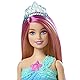 Barbie Dreamtopia Zauberlicht Meerjungfrau Puppe mit blonden Haaren, Barbiepuppe mit Meerjungfrauenschwanz, geeignet als Geschenk für Kinder ab 3 Jahren, HDJ36