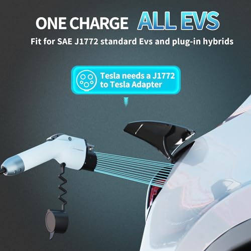 EVCompanion-Level-1-2-EV-Charger-16-Amp-110-240V-25ft-Cable-Portable-Electric-Vehicle-Charger-with-NEMA-6-20-Plug-NEMA-5-15-AdapterPlug-in-Home-EV-Charging-Station-for-SAE-J1772-Evs