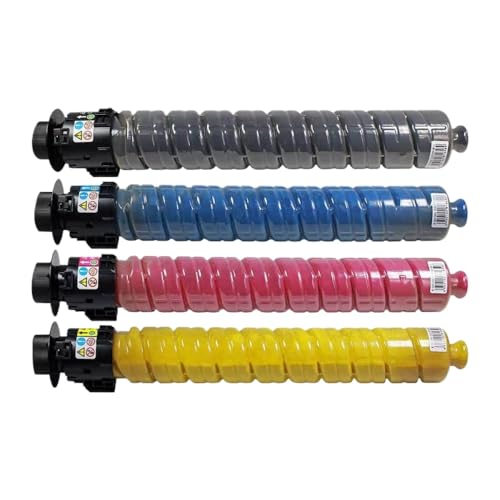 MRHZKE Cartuchos de 4 Paquetes para Aficio MPC3001 MPC3501 MP C3001 C3501 Copiina de Color de Japón