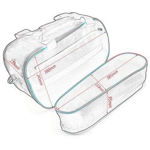 Bolsas de equipaje interior para Ducati Multistrada 1260 950 S, almacenamiento de caja lateral 3