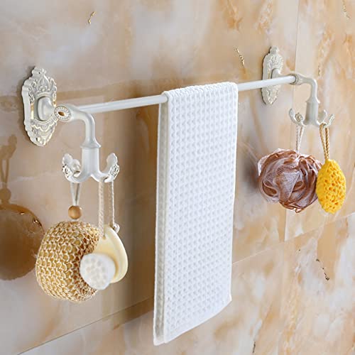 Étagère de salle de bain et barre à serviette pour un rangement mural chic et épuré