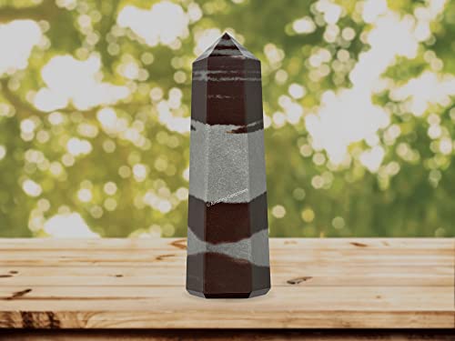 Image of Amazing Gemstone Large Narmada Shiva Lingam Crystal Towers ~ Natural Healing Crystal Point Obelisk for Reiki Healing and Crystal Grid (5.5 to 6 INCH)