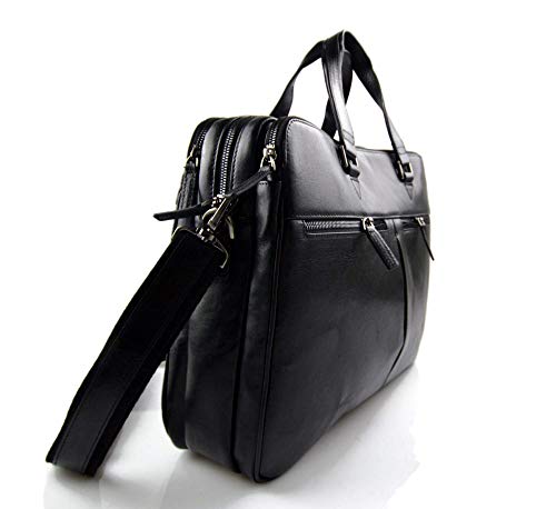 Sac cuir d'épaule pour notebook et trajets urbains