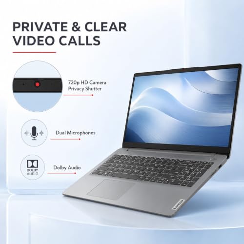Image of Lenovo IdeaPad Laptop, Intel Core i5-1335U 10-Core, Up to 4.6GHz, 15.6 inch FHD Anti-Glare Display, 40GB DDR4 RAM, 2TB PCIe NVMe SSD, Wi-Fi 6, Numeric Keypad, Privacy Shutter, Windows 11 Pro