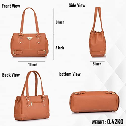 Image of Fostelo Women's Nightingale Satchel Tote Handbag for Women | Ladies Purse | Stylish Shoulder Bag | Gift For Women