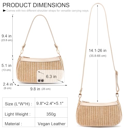 Image of Shoulder Bag for Women Retro Hobo Handbags Cross Body Purses