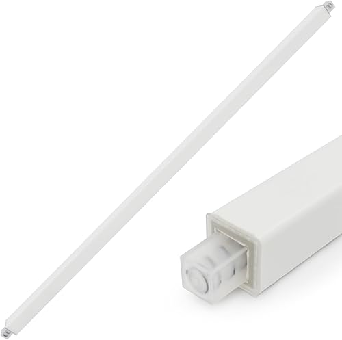 Barra de repuesto para toallero de 24 pulgadas, ajustable, extremo de resorte, montaje en pared, toallero de repuesto para soporte de cerámica,