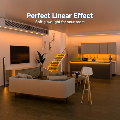 Image of 6.56FT /2M 5V USB LED Light Strip Orange Flexible High Density COB Strips 640LEDs, 8mm LED Tape for Under Cabinet Bedroom No Controller and Power