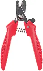 Alicate Cortador De Unhas Para Pets Profissional Cães e Gatos Com Trava De Segurança Ergonomia e Precisão Para Uso Diário Fácil e Seguro (Vermelho)