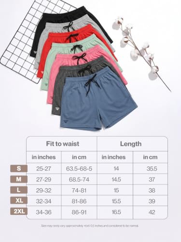 Image of Fflirtygo Women's Cotton Shorts | Sports and Running | Gym Workout and Yoga | Regular Fit Shorts for Women Combo (Pack of 2)