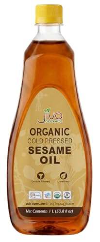 Jiva Organics Organic Sesame Oil 33.8 fl oz