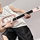 LiberLive – Liberate Your Music Live, Saitenlose E Gitarre Automatisch Spielende Akkordbegleitung (ein Mann, eine Band), Zusammenklappbar E-Gitarre mit Kopfhöreranschluss für Anfänger (Rosa)